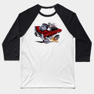 GOATINATOR 1967 GTO RED Baseball T-Shirt